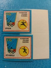 CAMPIONI DELLO SPORT PANINI 1969-70 STEMMINI SPADA/SCIABOLA  CON VELINA (4649)