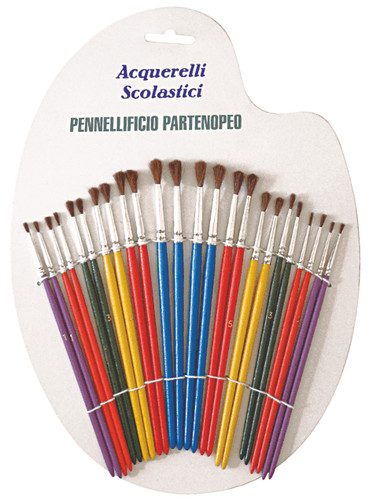 Cartella pennelli acquarelli - cartella,