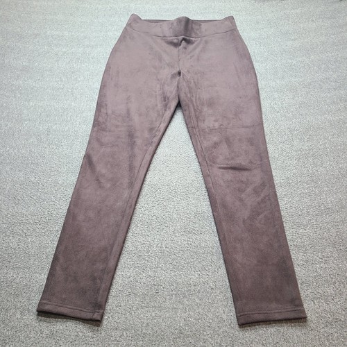 Leggings donna scamosciati