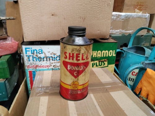 Vintage oil can pint shell - pint,