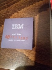CPU IBM 486 DX4  + CPU AMD Am486 DX4-100 V8T 100 MHz  - As it is