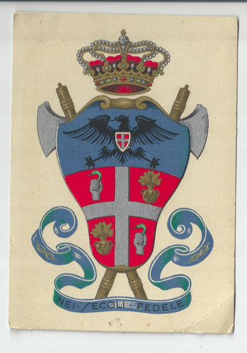 Cartolina stemma araldico - cartolina,