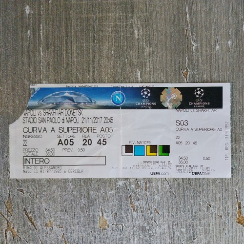 Biglietto champions napoli - champions,