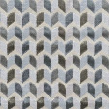 Tessuto in velluto taglio zig zag Osborne & Little - base/ghiaccio 1,90 iarde F6870-03