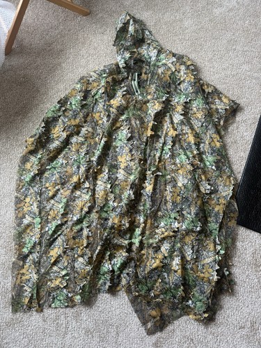 Poncho mimetico leafy - poncho, 3d