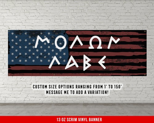 Striscione molon labe - striscione,