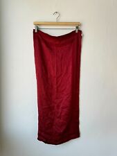 Foulard Dior Unisex Bordeaux Stampa Monogram 100% Seta Pre Owned