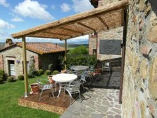 Pergola in legno addossata a parete in pino impregnato e staffe incluse