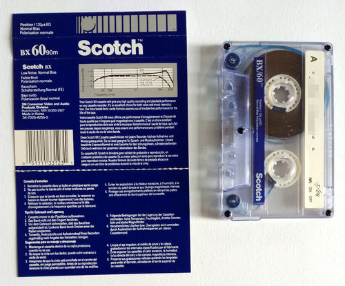 Musicassetta scotch bx60 - mc,