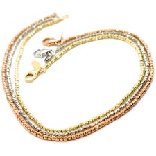 BRACCIALE ORO GIALLO ROSA O