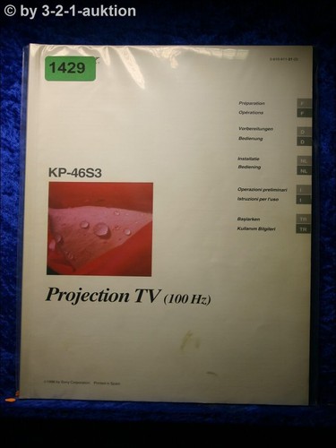 Sony manuale uso 446s3 - d'uso,
