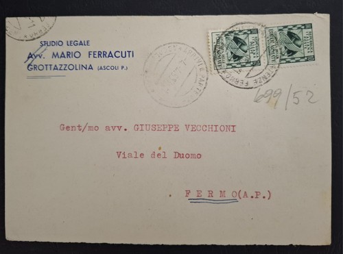 Storia postale repubblica - repubblica, 10l