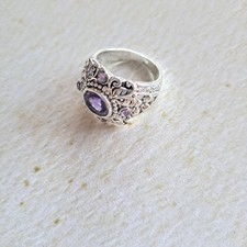 Bague Vintage en Métal Acier