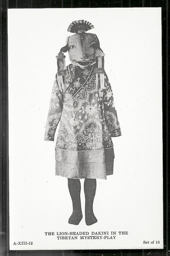Costume dakini tibet testa - costume,