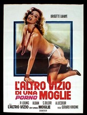 EDUCAZIONE DELLA BARONESSA poster italiano Brigitte Lahaie Lingerie Erotica D17