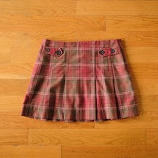 Minigonna Gap in lana a quadri