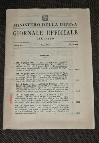 Giornale ufficiale esercito