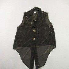 Camicia Dotti donna media senza maniche colletto bottoni tasca anteriore club