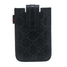 Gucci custodia nera Guccissima
