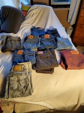 Lotto 12 jeans Levi’s 501 made USA 511 514 + Jordache lavaggio acido vintage denim lotto