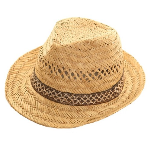 Paglia trilby cappello l - paglia, s/m/l