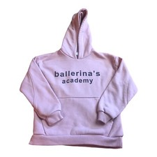 Felpa con cappuccio rosa Zara