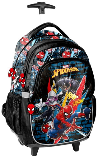Spiderman trolley scuola - , zaino