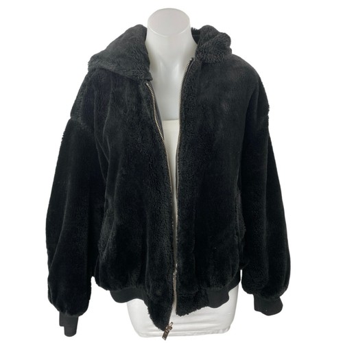 Felpa donna zara nera finto - felpa,