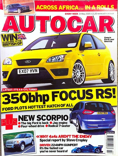 Autocar magazine may - 31-may-05,
