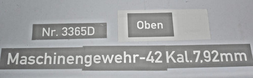 Stencil for maschinengewehr - stencil,