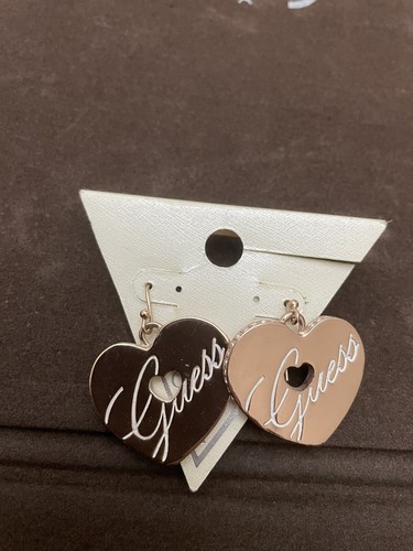 Orecchini guess cuore pendente - guess,