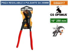 PINZA A PAPPAGALLO 250MM REGOLABILE PER TUBI CON PULSANTE DI REGOLAZIONE RAPIDA