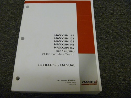 Case maxxum 145 - 150, tier