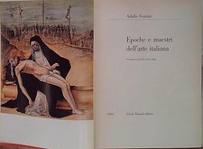 Venturi EPOCHE E MAESTRI DELL'ARTE ITALIANA. Einaudi,