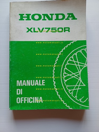 Honda xlv 750 1984 manuale - honda,