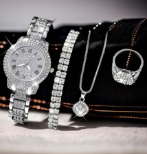 Set Orologio E Accessori Donna