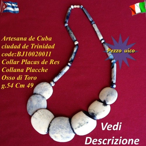 Collana osso toro - osso, di