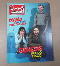 Rivista musicale CIAO 2001 20 aprile 1980 poster Pino Daniele Genesis Eagles