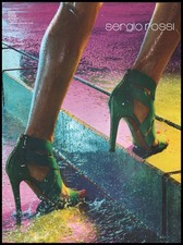 Scarpe Caviglie Tacchi Alti Sergio Rossi Stampa Rivista Pubblicità Donna Moda 2008-1pg