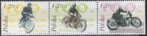 Polonia 4073 4075 tre - tre, strisce