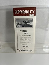 Brochure anni '50 Correct Craft 18’ Commuter & 21’ Boca Raton Trifold