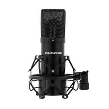 Auna Pro Mic-900B Microfono Condensatore Mic Da Studio Dj Pa Usb Plug&Play