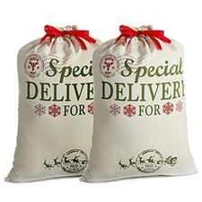 2 Pack Sacchetti di Natale