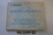 Yamaha RD250C RD400C Manuale di servizio (ENG-FRA-GER) Service manual
