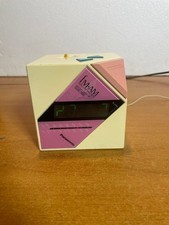RADIO SVEGLIA PANASONIC VINTAGE RC 80 ROSA MEMPHIS DESIGN OROLOGIO ANNI 80