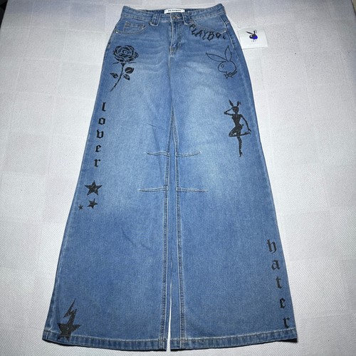 Jeans playboy gamba larga - playboy,