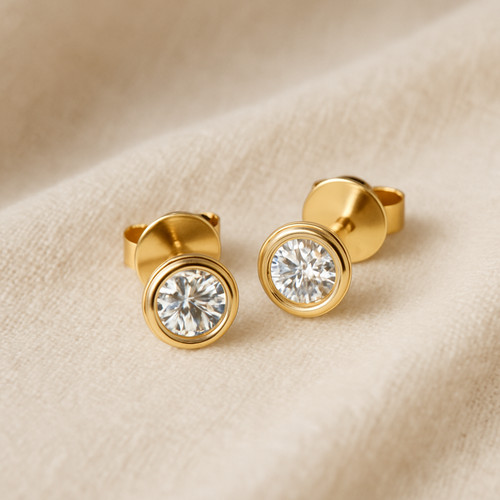 Orecchini perno oro ct - orecchini, 9