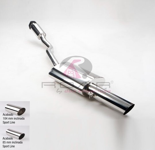Scarico sportivo acciaio - , inox
