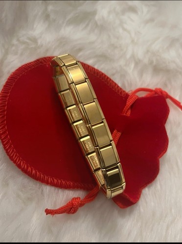 Bracciale nuovo oro maglie - nuovo,