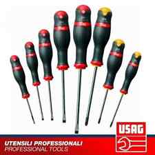 USAG 324 SH 8 SERIE SET KIT 8 GIRAVITI PROFESSIONALI CACCIAVITI A CROCE E TAGLIO